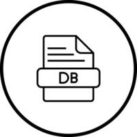 icono de vector de base de datos