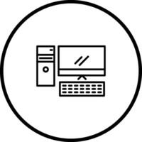 Computer Vector Icon