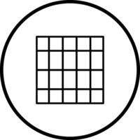Table of Rates Vector Icon