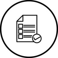 Valid Document Vector Icon