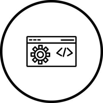 código mejoramiento vector icono