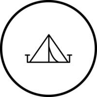 Tent Vector Icon