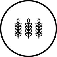 Wheat Vector Icon