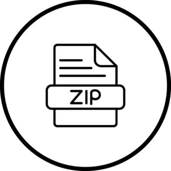 ZIP Vector Icon
