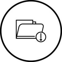 Vulnerable Folder Vector Icon