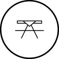 Picnic Table Vector Icon