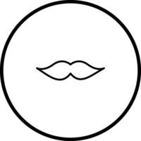 Bigote yo vector icono