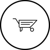 Garden Cart Vector Icon