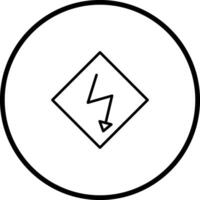 High Voltage Vector Icon