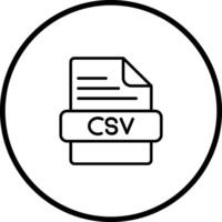 CSV Vector Icon