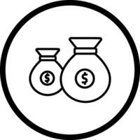 Money Bag Vector Icon