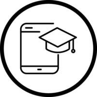 Digital Learning Vector Icon