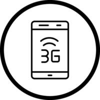 icono de vector 3g