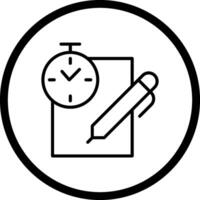 icono de vector de prueba de velocidad