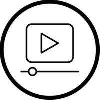 icono de vector de vídeo