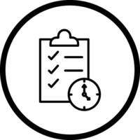 Time Management Vector Icon