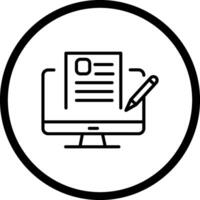 Blog Vector Icon