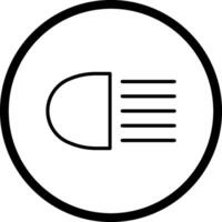 Headlight Vector Icon