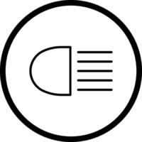 Headlight Vector Icon