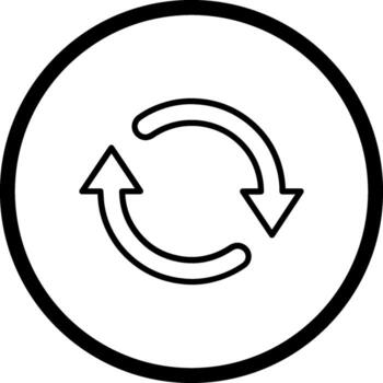 Sync Vector Icon