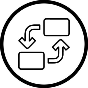 icono de vector de reemplazo