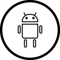 icono de vector de Android