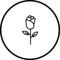 icono de vector de rosas