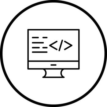Coding Vector Icon