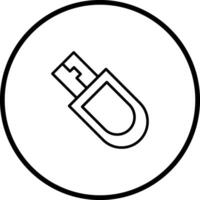Bitcoin USB Device Vector Icon