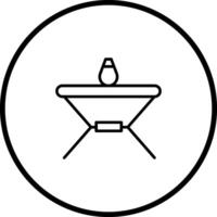Decoration Table Vector Icon