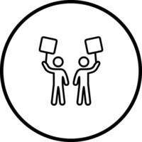 Demonstrator Vector Icon