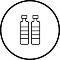 Bottle in Water Vector Icon