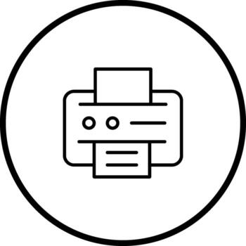 Printer Vector Icon