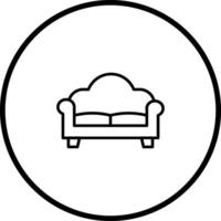 Double Sofa Vector Icon