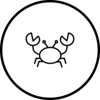 Crab Vector Icon