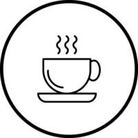 icono de vector de taza de café