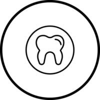 icono de vector de dientes