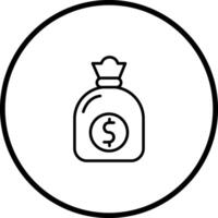 Money Bag Vector Icon