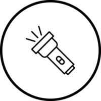 Flashlight Vector Icon