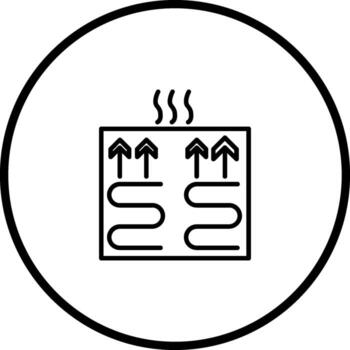 Underfloor Heating Vector Icon