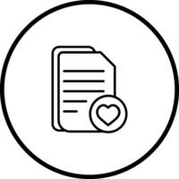 Favourite Document Vector Icon