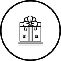 icono de vector de regalo