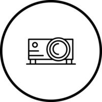 icono de vector de proyector