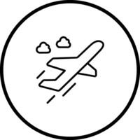 Flight Takeoff Vector Icon