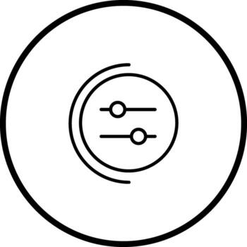 icono de vector de botón