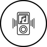 icono de vector de mp3