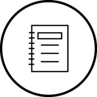 Notepad Vector Icon