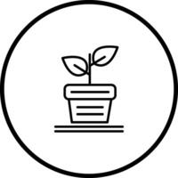 Plant Pot Vector Icon