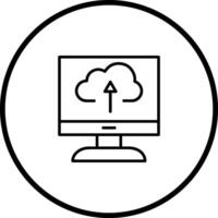 Cloud Backup Vector Icon
