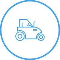 icono de vector de tractor